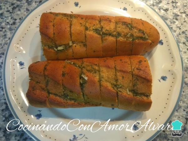 Receta de Pan de ajo al horno