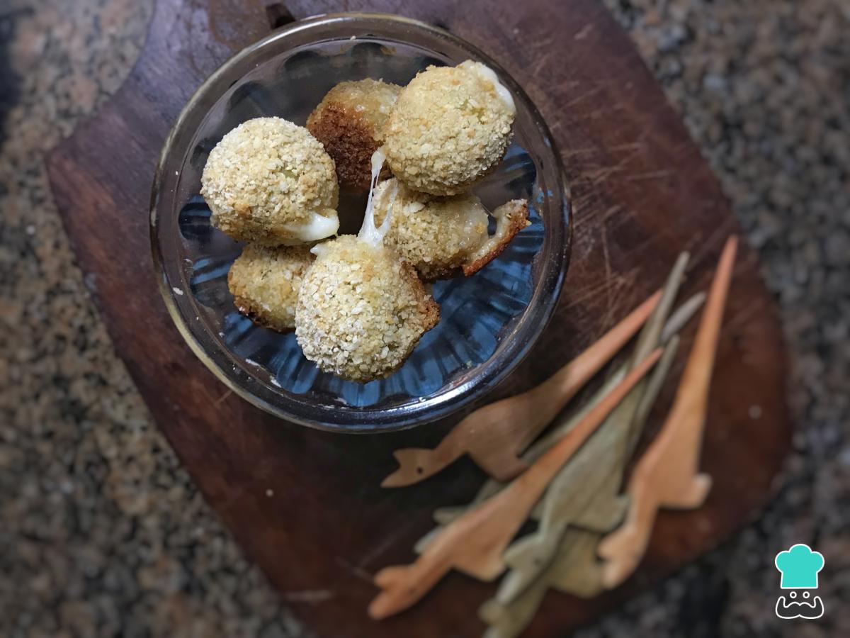 Receta de Aceitunas rebozadas con queso