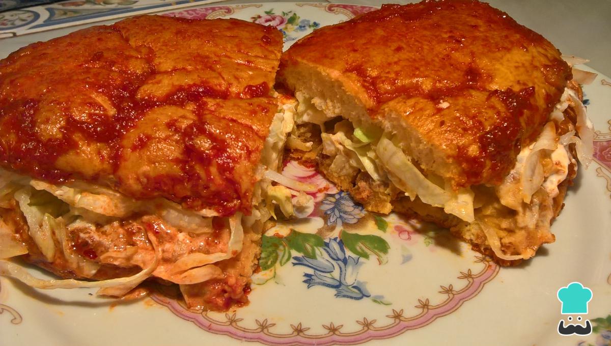 Receta de Pambazos de papa con chorizo