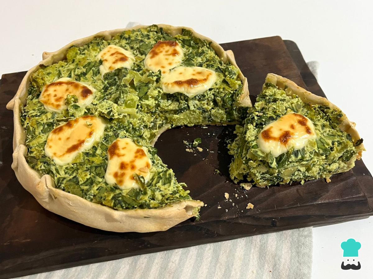 Receta de Tarta de brócoli y espinaca