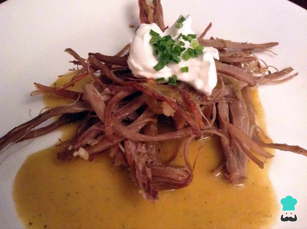 Receta de Carne desmechada en su salsa