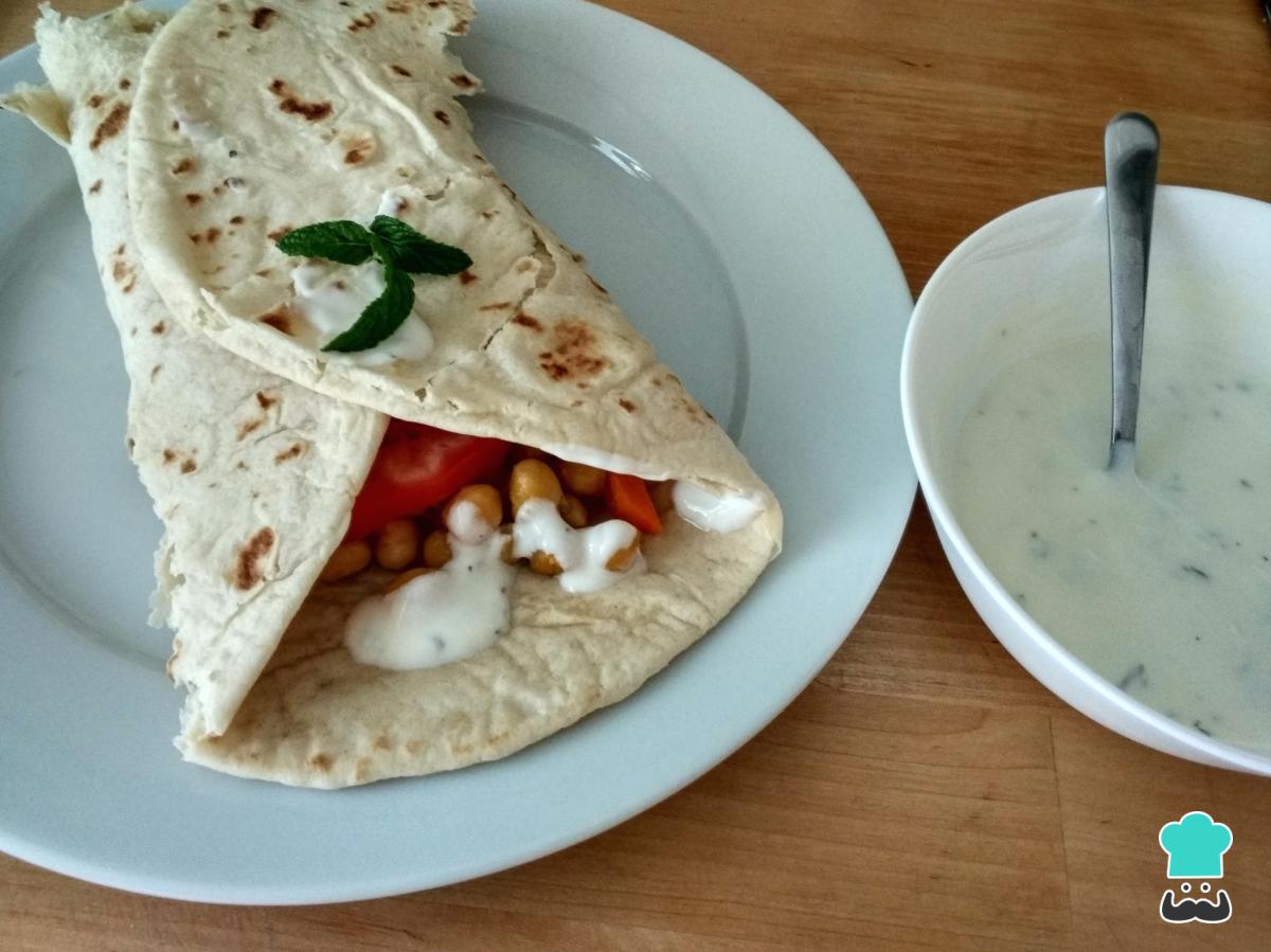 Receta de Kebab vegano de garbanzos