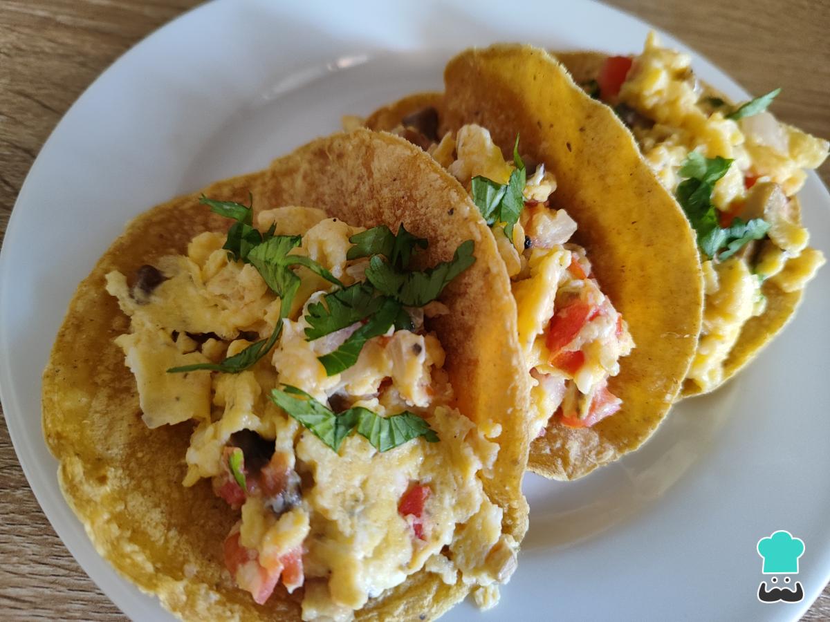 Receta de Tacos de huevo