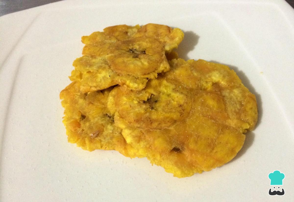 Receta de Tostones de plátano verde