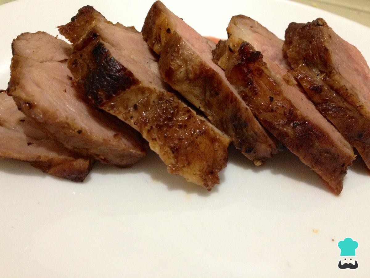 Receta de Bondiola glaseada al ron