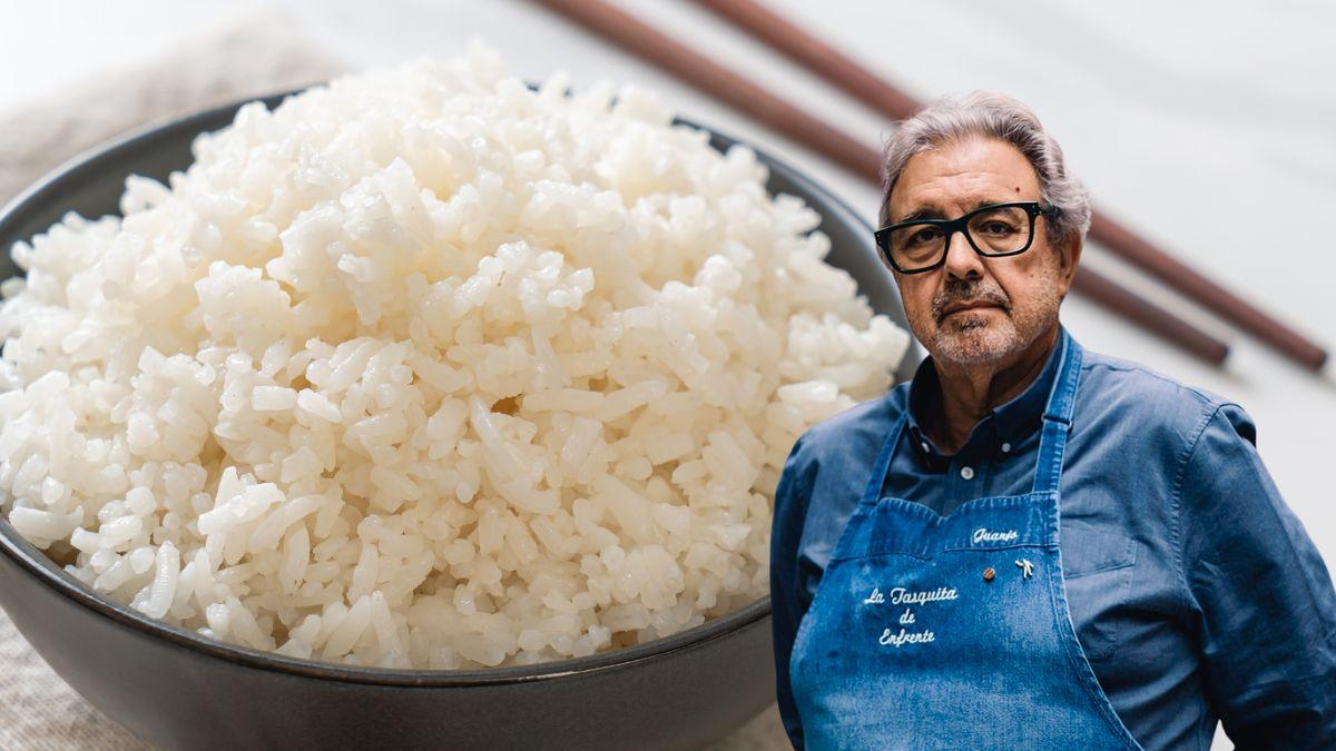 Juanjo López, chef: “Para que el arroz blanco tenga más sabor, no uses agua, añade 3 ajos, 2 hojas de laurel y caldo”