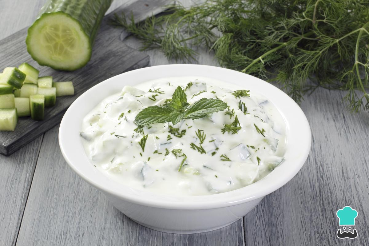Receta de Tzatziki griego