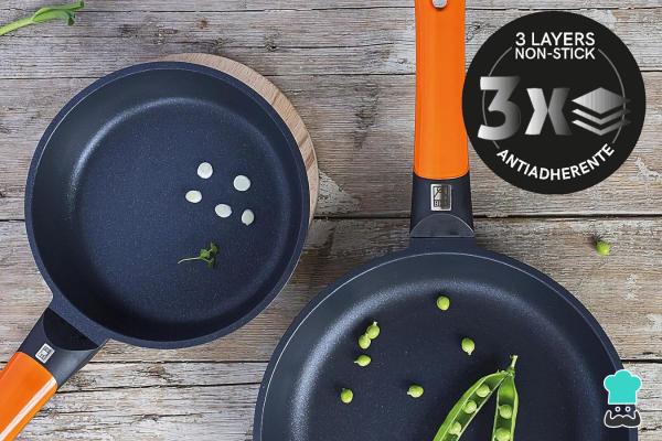 Mejores sartenes antiadherentes - BRA Efficient Orange