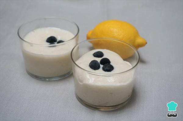 Receta de Mousse de limón saludable