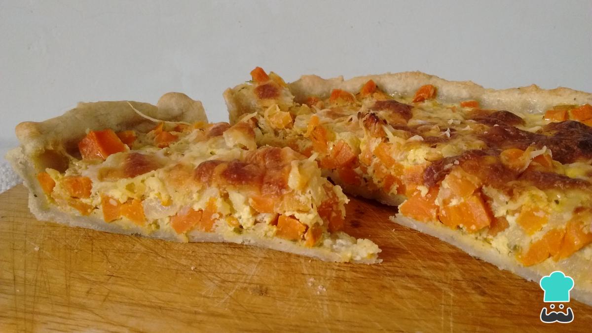 Receta de Tarta de zanahoria y queso