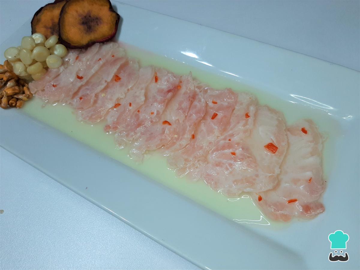 Receta de Tiradito de pescado