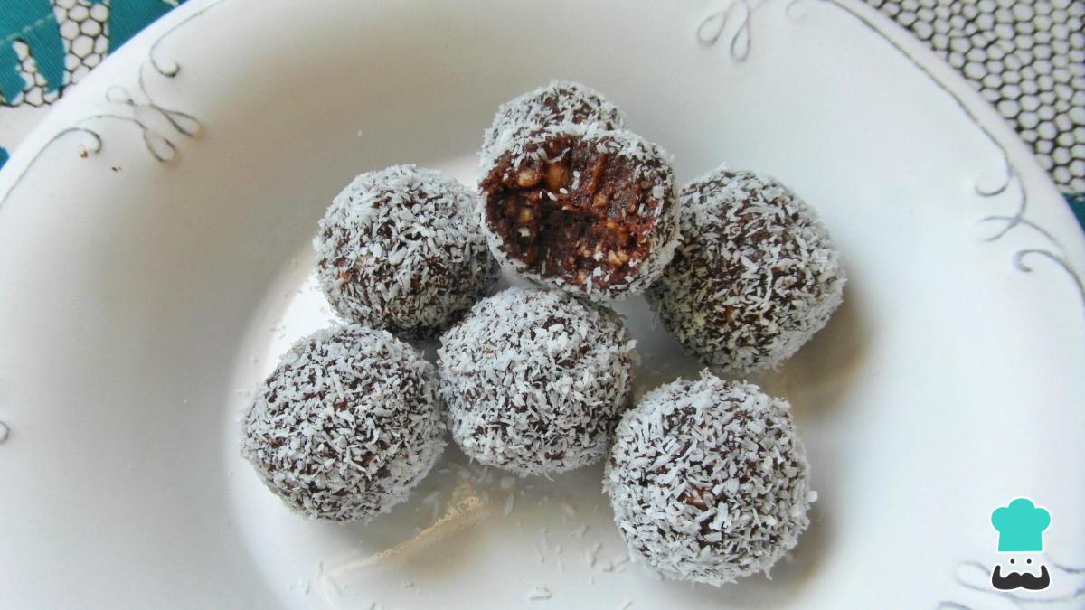 Receta de Trufas veganas de dátiles