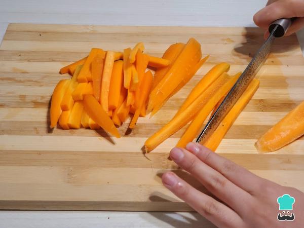 Receta de Ensalada de papa navideña - Paso 1