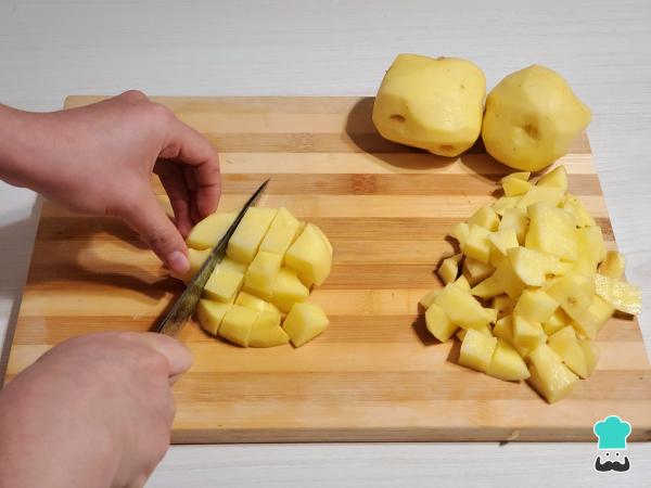 Receta de Ensalada de papa navideña - Paso 2