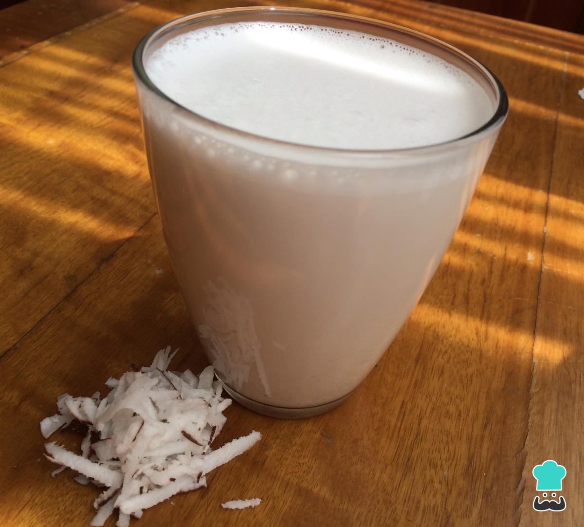 Leche de coco casera