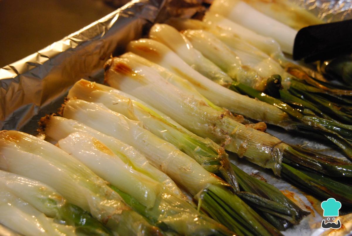 Receta de Calçots al horno