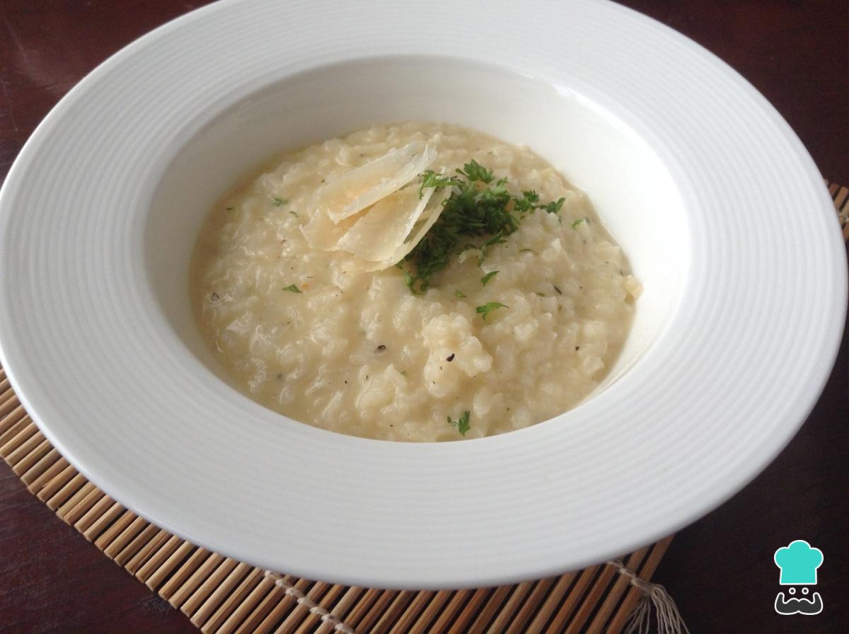 Receta de Risotto a la parmesana