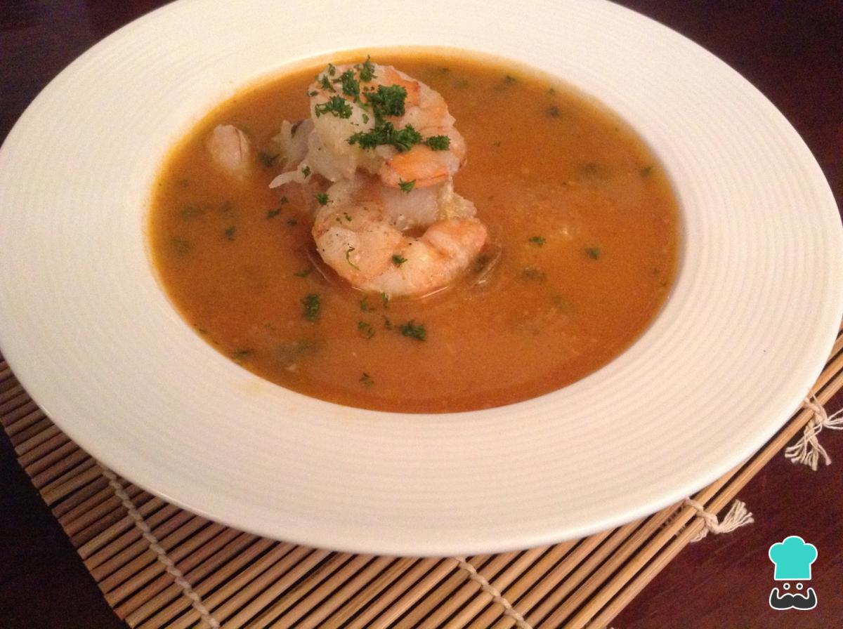 Receta de Crema de marisco