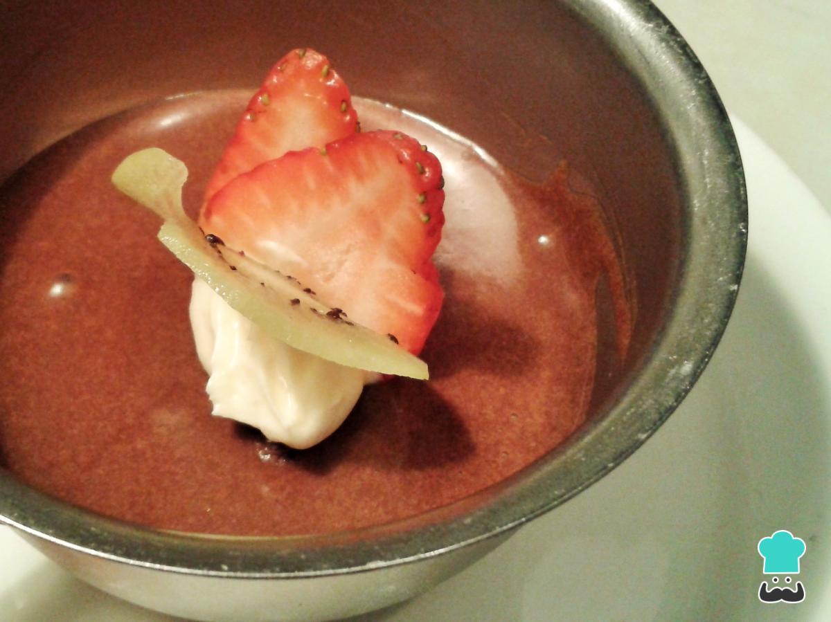 Receta de Mousse de chocolate casero