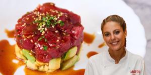 Marta Verona, chef: “Parece un tartar de atún, pero se hace con 3 rodajas de sandía, aceite de sésamo y salsa de soja”