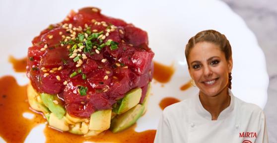 Marta Verona, chef: “Parece un tartar de atún, pero se hace con 3 rodajas de sandía, aceite de sésamo y salsa de soja”