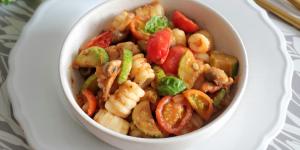 Receta de Ñoquis con verduras