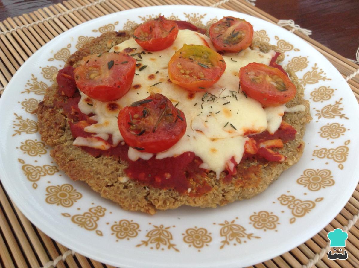 Receta de Pizza de quinoa para celíacos