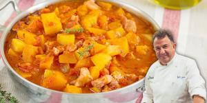 Martín Berasategui, chef: “Para que las patatas guisadas estén más sabrosas, no uses agua, sino 1,5 litros de caldo de carne y 800 g de panceta”