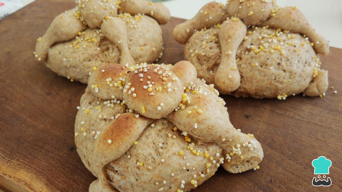Receta de Pan de muerto integral
