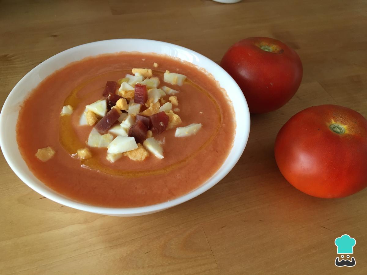 Receta de Salmorejo sin pan