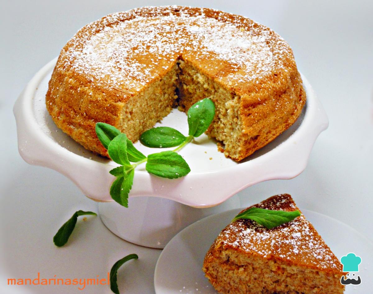 Receta de Bizcocho de espelta sin azúcar esponjoso y delicioso