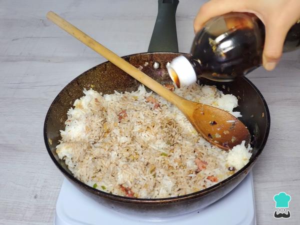 Receta de Chaufa de chancho - Paso 6