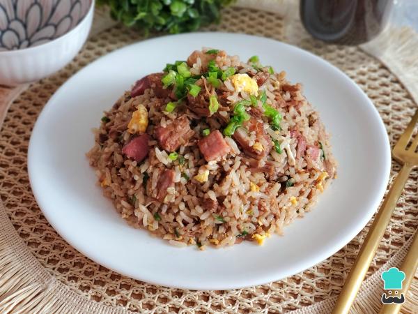 Receta de Chaufa de chancho - Paso 8