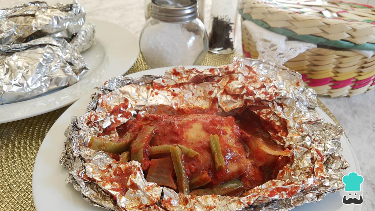 Receta de Mixiotes de pollo