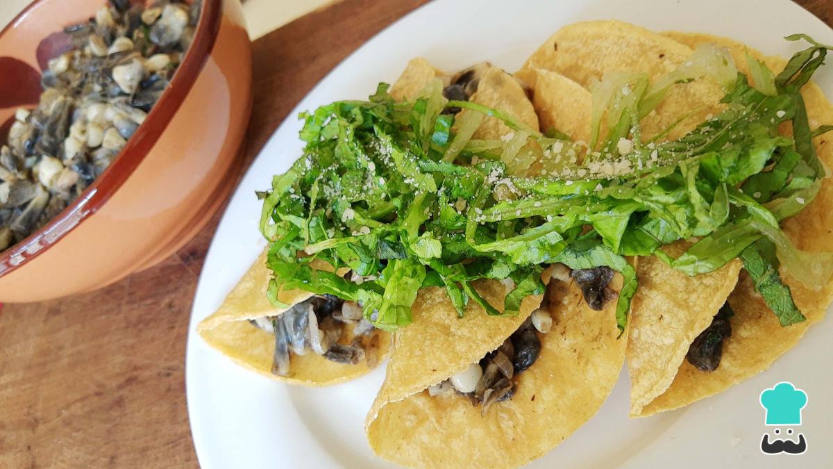 Receta de Tacos de huitlacoche