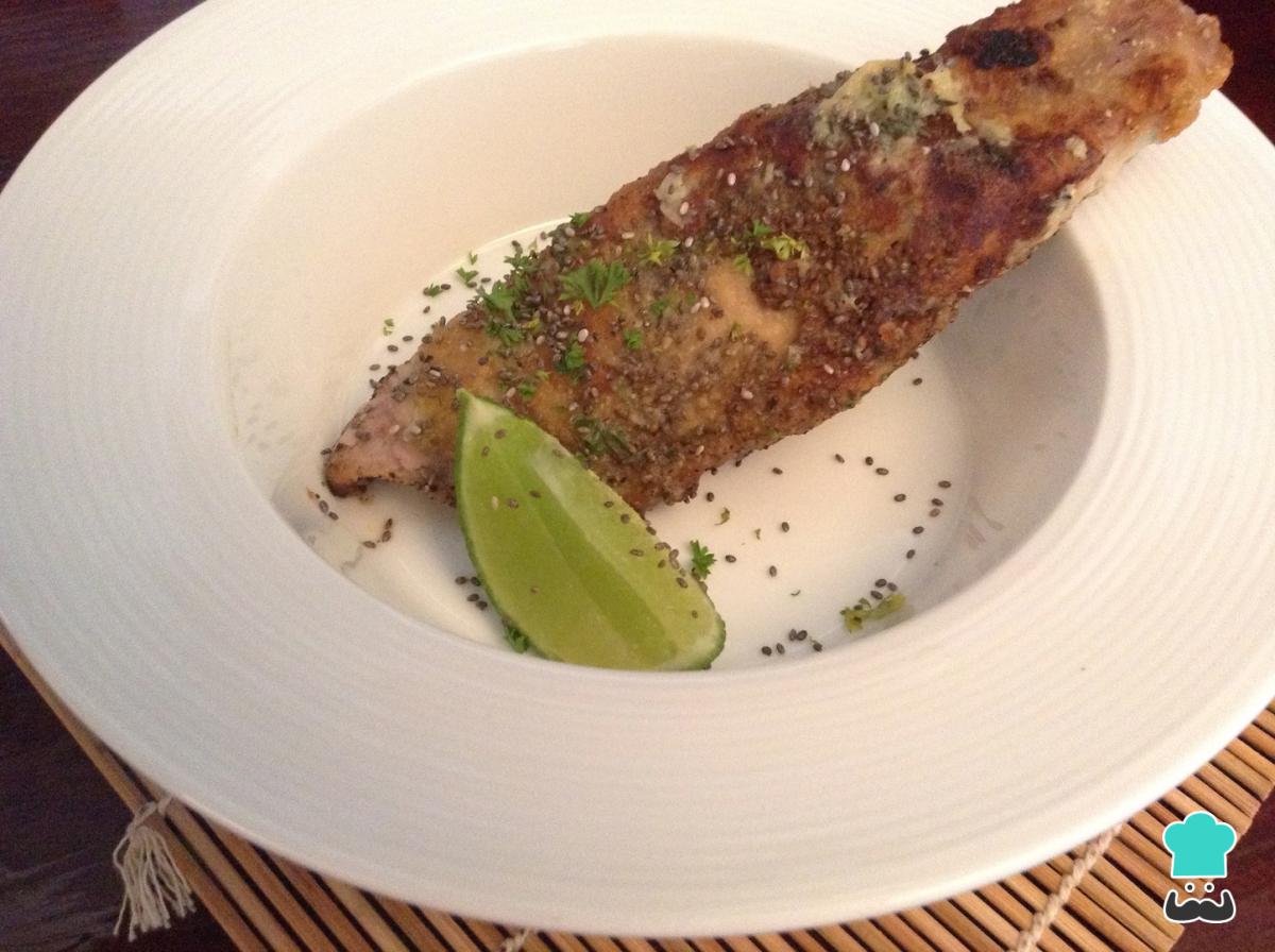 Receta de Atún rebozado con semillas de chía