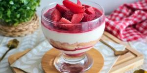 Receta de Tiramisú de fresas en vaso: un postre muy refrescante sin horno