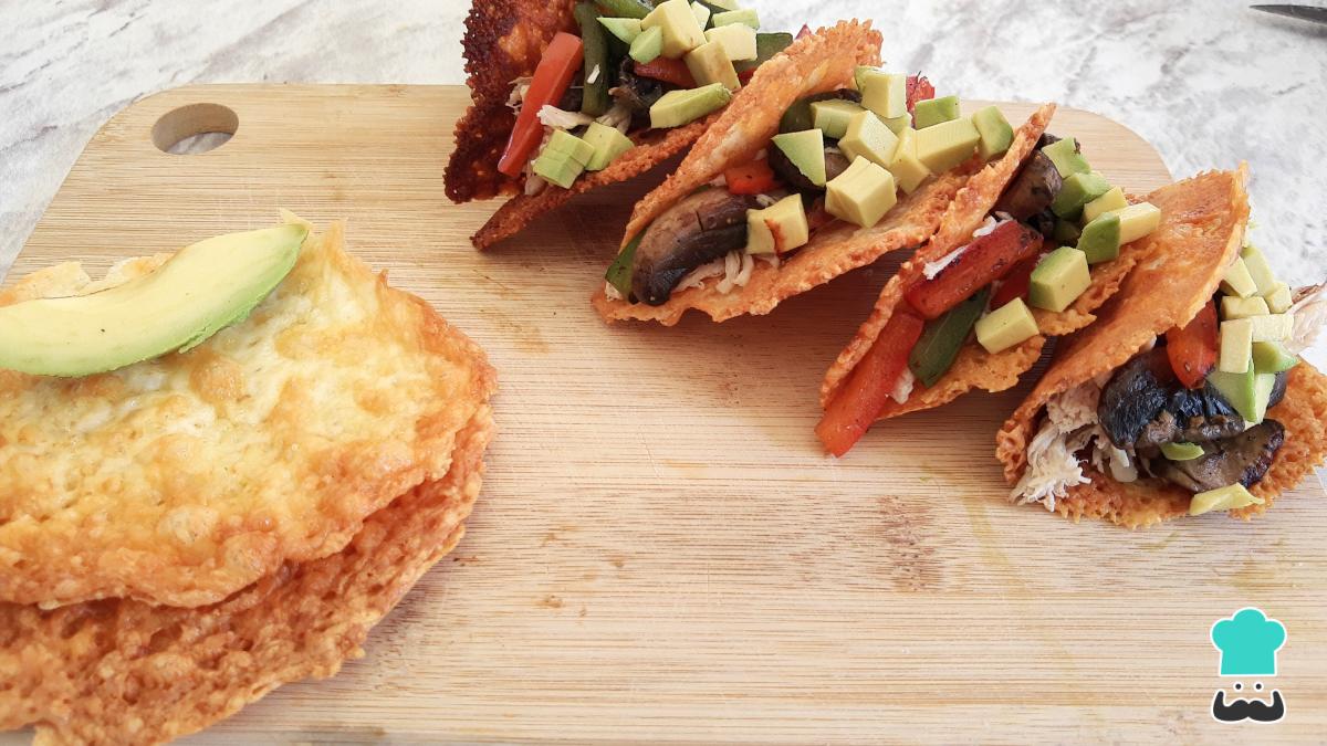 Receta de Tortillas de queso keto