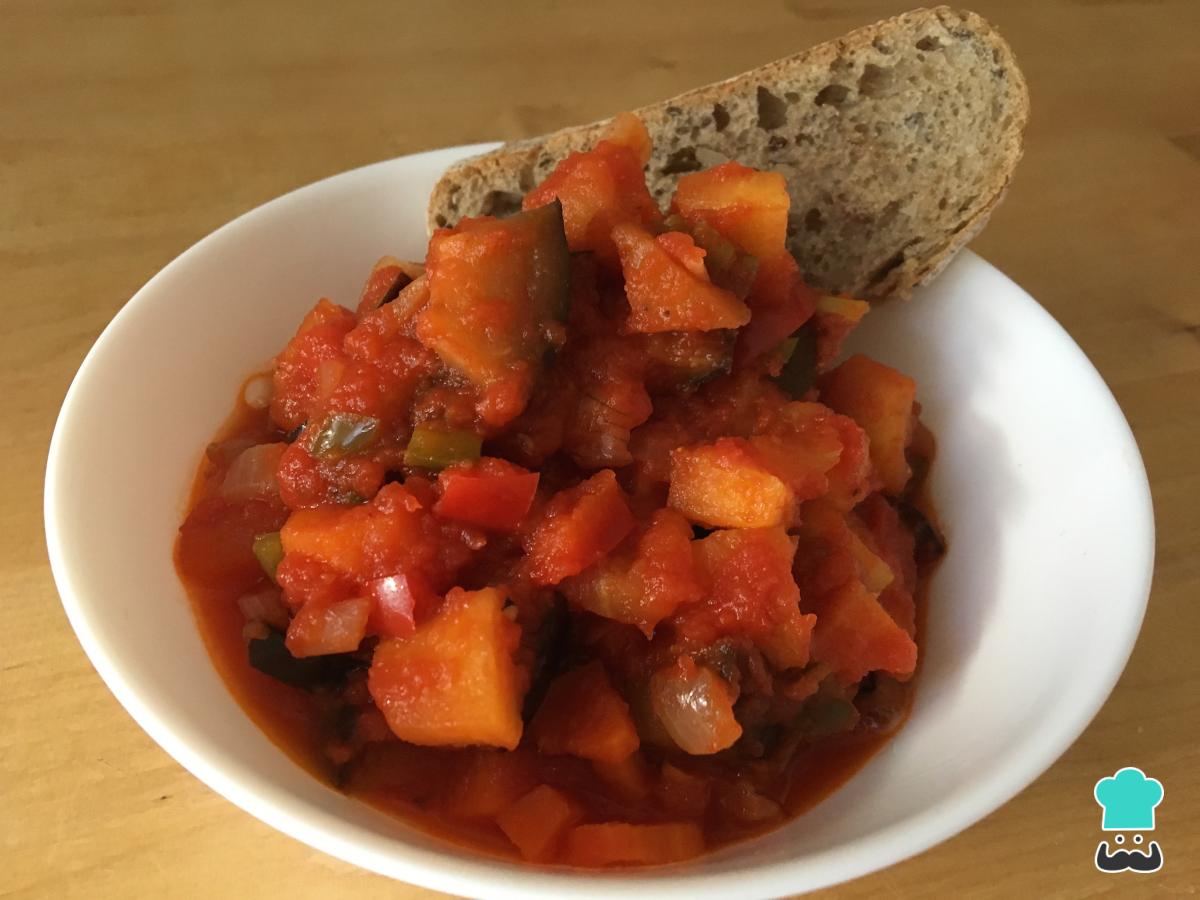 Receta de Pisto con manzana