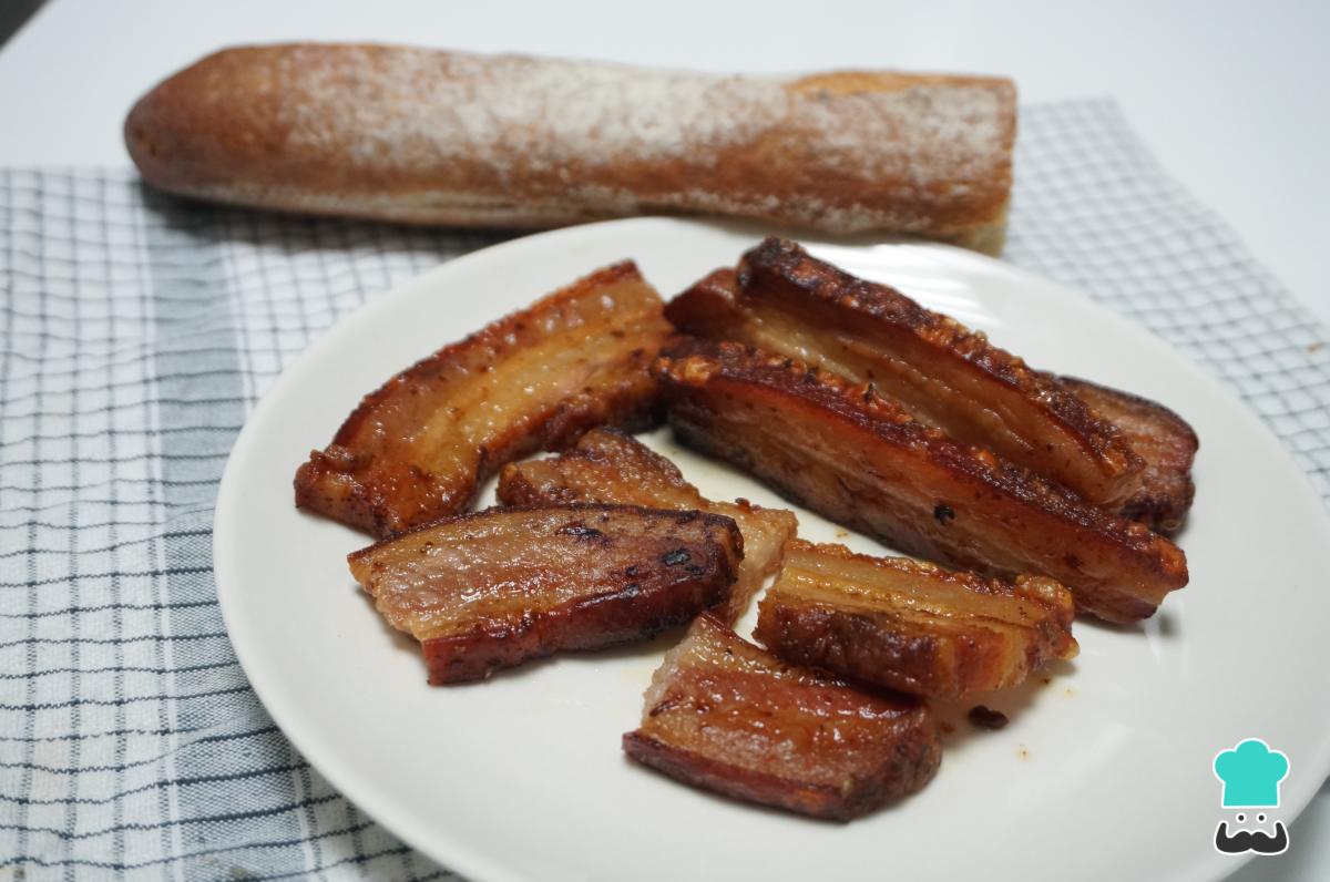 Receta de Torreznos al horno