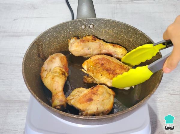 Receta de Guiso de pollo peruano - Paso 1