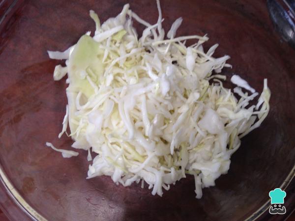 Receta de Okonomiyaki - Paso 1