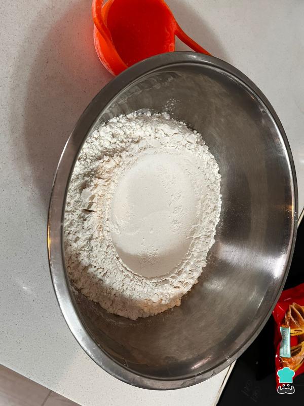 Receta de Pancitos sin levadura - Paso 1