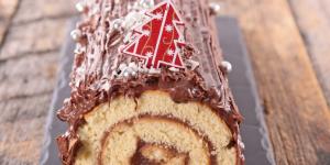 Tronco de Navidad relleno de trufa