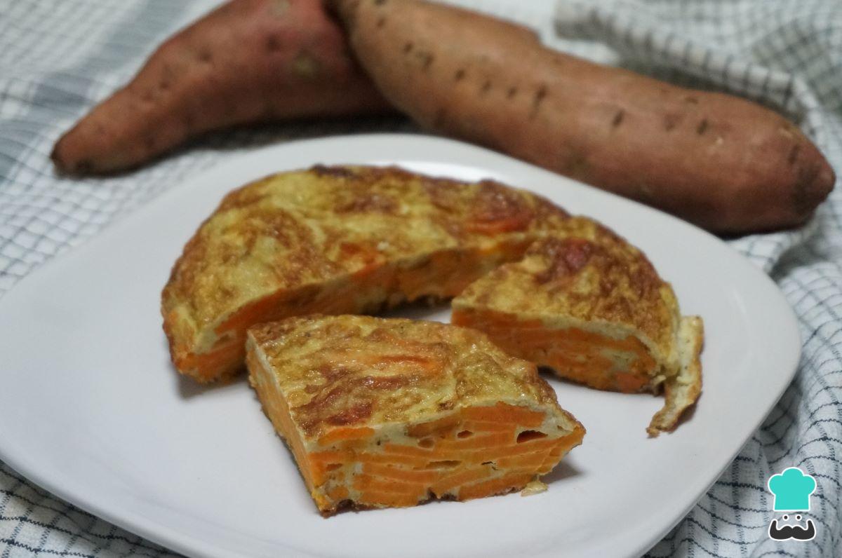 Receta de Tortilla de boniato