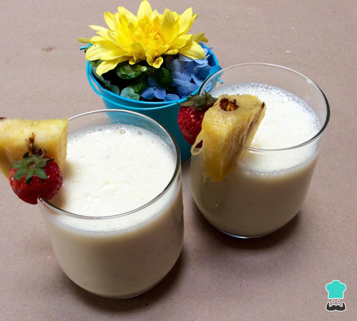 Receta de Sorbete de piña y coco