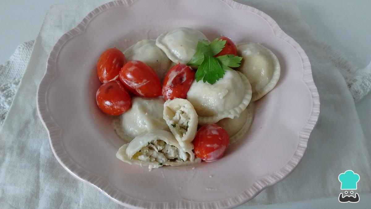 Receta de Sorrentinos de pollo