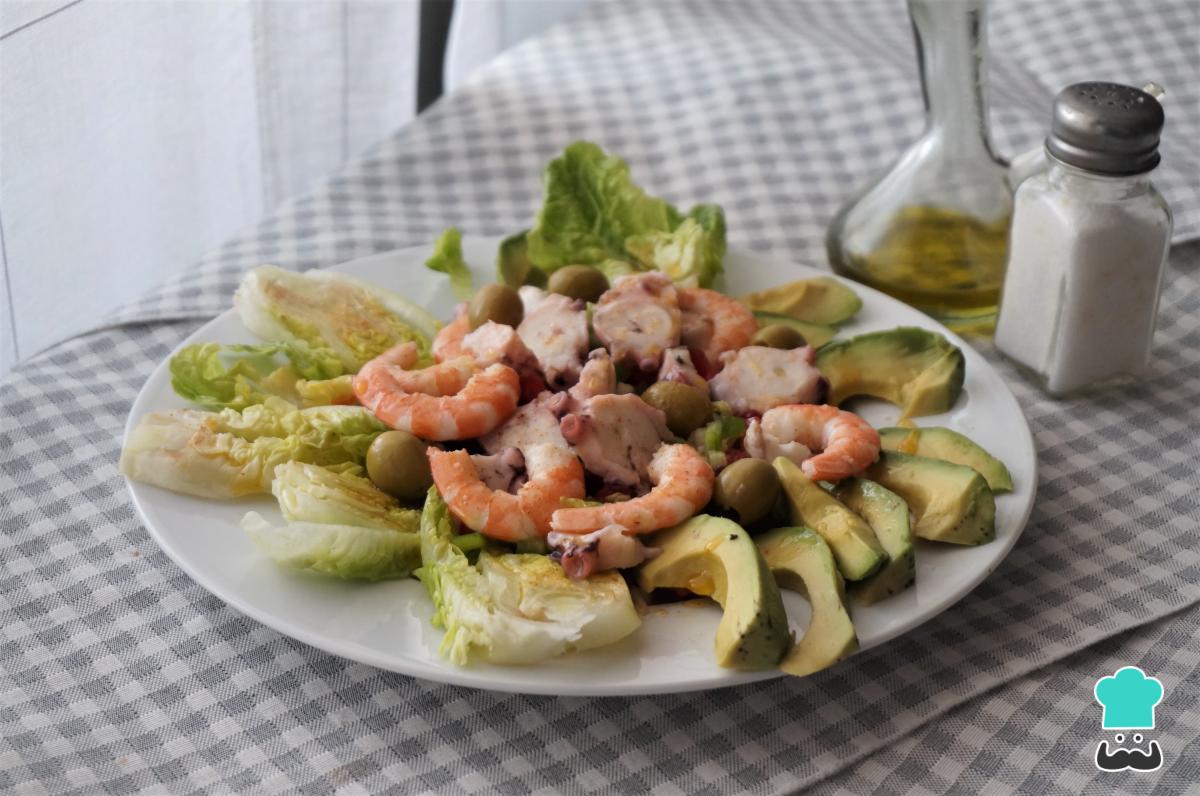 Receta de Ensalada de pulpo