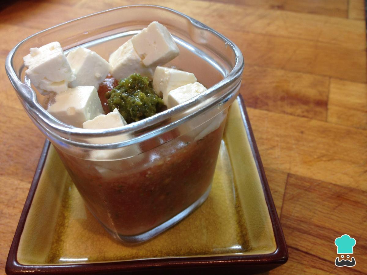 Receta de Gelatina de gazpacho