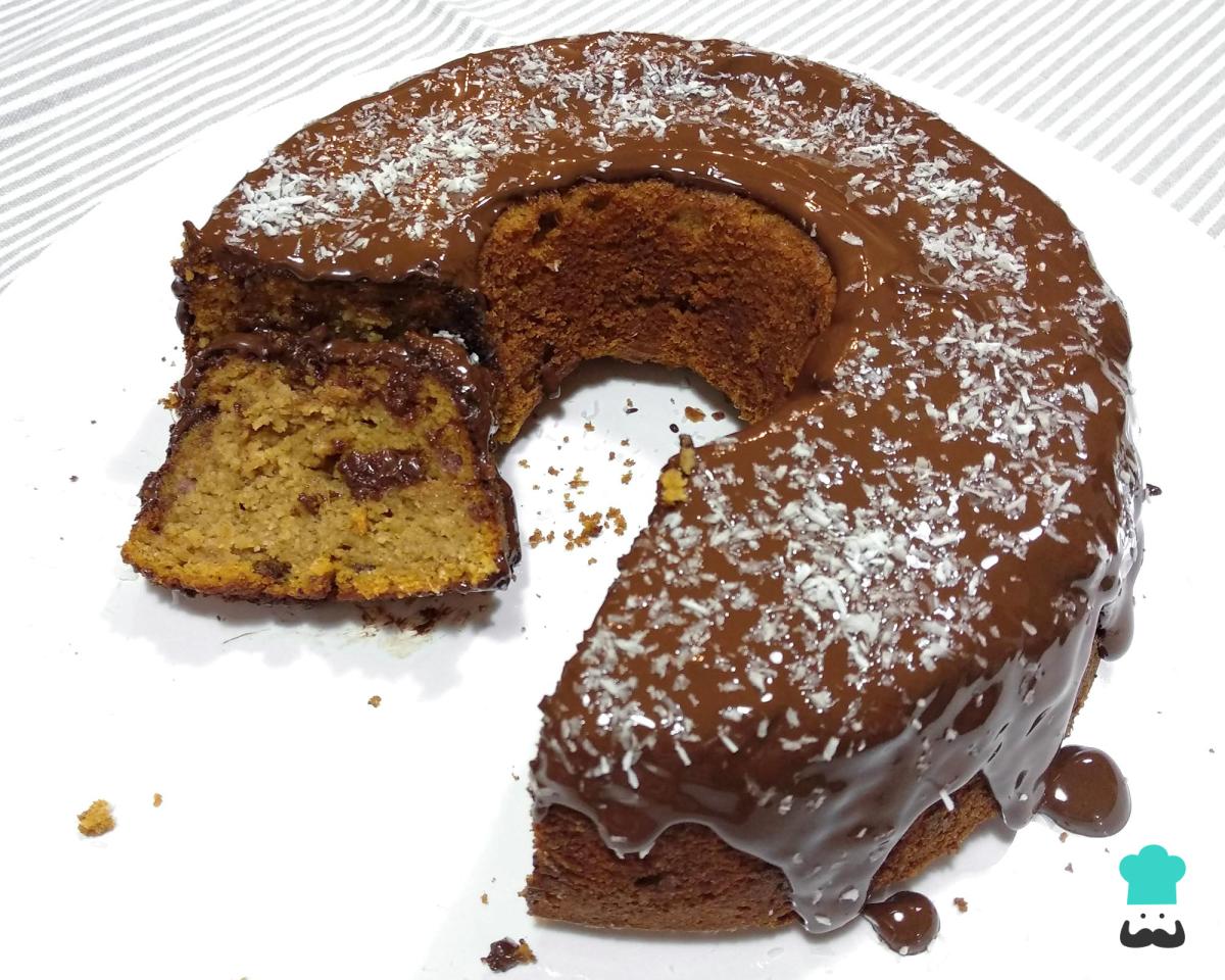 Receta de Tarta de boniato y chocolate